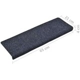  Preproge za stopnice 5 kosov 65x21x4 cm antracitne, (20753480) | Shoptok.si