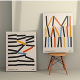 Wallity 2KNV4267 - 50 x 70 multicolor decorative canvas painting (2 pieces) | ePonuda.com