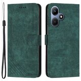 INORCO Za Infinix Hot 30i natisnjene črte, PU usnjena preklopna torbica na dotik s stojalom, denarnica, ovitek za telefon, (22035694) Cene