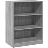  The Living Store Garderobna omara siva sonoma 77x48x102 cm inženirski les - Garderobna Omara, (21500139) | Shoptok.si