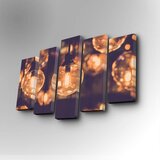 Wallity 5PUC-068 Multicolor Decorative Canvas Painting (5 Pieces) | Eponuda.ba