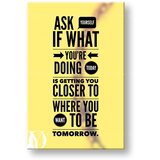  Motivaciona slika na platnu ask yourself (moderne slike sa) | ePonuda.com