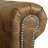  Dvosjed Chesterfield od umjetne kože smeđi | shoptok.hr