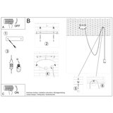 Nice Lamps Črna viseča svetilka Spider – | Shoptok.si