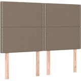  Box spring postelja z vzmetnico taupe 140x190 cm blago, (20791533) | Shoptok.si