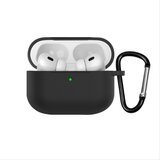 INF Združljivo s silikonskim zaščitnim etuijem Apple AirPods Pro 3 - odporen na praske, vodoodporen Black, (5000074357) | Shoptok.si