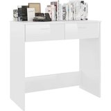 vidaXL radni stol visoki sjaj bijeli 80 x 40 x 75 cm od iverice | shoptok.hr
