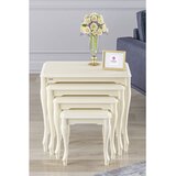 Hanah home set od 4 umetnutih stočića Roma Avangart, krem | Eponuda.com