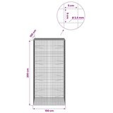  Gabion s žicom debljine 3 5 mm i mrežom 5x5 cm 100x100x200 cm - 100 cm 200 cm 100 cm | shoptok.hr