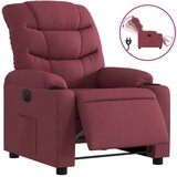 vidaXL Električni naslanjač vinsko rdeče blago, (20928106) | Shoptok.si