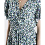 Resti Women's floral midi dress in purple- Clothing | Shoptok.si