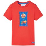 vidaXL Otroška majica s kratkimi rokavi rdeča 92 | Shoptok.si