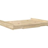  Krevet s ladicama Sonoma hrast 135 x 190 cm Konstruirano drvo | shoptok.hr