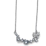  Ženska oliver weber spring crystal ogrlica sa belim swarovski kristalima ( 12208 ) cene