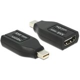 Delock 65552 DisplayPort / HDMI adapter [1x muški konektor mini DisplayPort - 1x ženski konektor HDMI] crna | Eponuda.ba