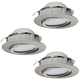 Eglo 95859 - Komplet od 3 LED ugradnih plafonskih svetiljki PINEDA, LED/6W/230V | Eponuda.com