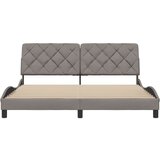  Okvir za krevet bez madraca smeđesivi 180x200 cm od tkanine | shoptok.hr