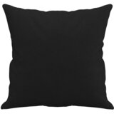 Ukrasni jastuci 2 kom crni 40 x 40 cm od mikrovlakana | shoptok.hr
