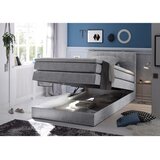 XORA POSTELJA BOXSPRING 140 cm x 200 cm , tekstil svetlo siva | Shoptok.si