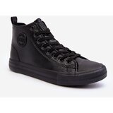 Big Star Men's Lined Zip-up Sneakers Black | Shoptok.si
