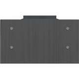  Stalak za monitor sivi 100x27x15 cm od masivne borovine | shoptok.hr