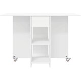  Blagovaonski stol 115 x 70 x 75 cm Konstruirano drvo Bijela | shoptok.hr