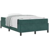  Konstrukcija postelje Temno zelena 120 x 190 cm blago, (5000126551) | Shoptok.si