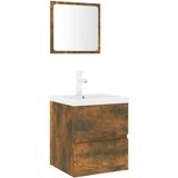  Set kupaonskog namještaja boja hrasta konstruirano drvo | shoptok.hr