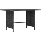  Vrtni blagovaonski stol sivi 110 x 70 x 65 cm od poliratana | shoptok.hr