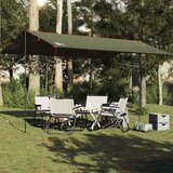 vidaXL Ponjava za kampiranje olivno zelena 506x306 cm vodoodporna | Shoptok.si