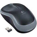  Miš usb 3tipke optički bežični m185 logitech sivo/crni blister | Shoptok.si