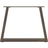  Noge za klubsko mizico v obliki črke V 2 kosa naravno jeklo 60 x (42-43,3) cm jeklo, (22123757) | Shoptok.si