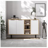 Hanah home konzola Beč, 120x75x29.6 cm, Bijeli hrast | Eponuda.ba
