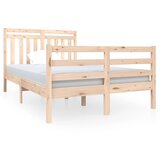 The Living Store Posteljni okvir 120x190 cm trden les - Posteljni Okvir, (21526229) | Shoptok.si
