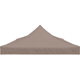 Krov za šator za zabave 6 x 3 m smeđe-sivi 270 g/m² | shoptok.hr