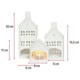 WALLXPERT set ukrasnih predmeta (3 komada) homes set white | ePonuda.com