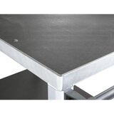 eurokraft pro montažni voziček, 2 nakladalni površini iz plošč z vtisnjenim vzorcem, nakladalna površina dxš 1050 x 700 mm, ogrodje svetlo modro | Shoptok.si