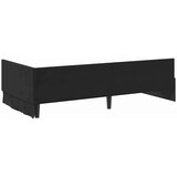 vidaXL Kutni okvir kreveta Crna 80 x 200 cm Velvet i inženjerski drvo | shoptok.hr
