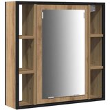  Kupaonske jedinice s umivaonikom 3 kom. Smeđa 80 x 30 x 60 cm | shoptok.hr