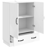  Kreveta s ladicama Bijela visokog sjaja 66 x 34,5 x 92 cm | Eponuda.com