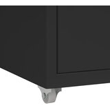  Mobilni ormarić za spise crni 28 x 41 x 69 cm metalni | Eponuda.ba