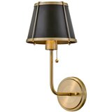  Hinkley HK-CLARKE1-BR-BK - Zidna lampa CLARKE 1xE27/40W/230V mesing/crna | Eponuda.com