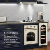 Klarstein Victoria plinska kuhalna plošča | 3 aluminijasti gorilniki | združljiva z zemeljskim plinom in utekočinjenim naftnim plinom | 6050 W | 45 cm | Shoptok.si