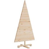 vidaXL Božićna drvca s stalakom Prirodna 120 cm Masivna borovina | shoptok.hr