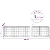  Gabion s žicom debljine 3 5 mm i mrežom 10x10 cm 850x50x50 cm - 50 cm 50 cm 850 cm | shoptok.hr