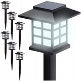  6x solarni pod hladna bijela vrtna svjetiljka 37 cm | shoptok.hr
