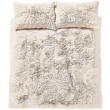 Catherine Lansfield Kremno bela posteljnina za zakonsko posteljo iz mikropliša 200x200 cm Cuddly – | Shoptok.si