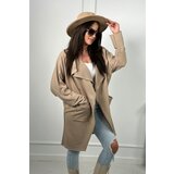 Kesi Cape with pockets light beige Cijene