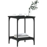  Stolić za kavu crni 40 x 40 x 55 cm od konstruiranog drva | Eponuda.com