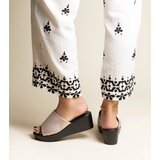 Gemre Golden openwork wedge sandals eco leather Garvin | Shoptok.si